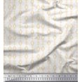 thumbnail image 1 of Soimoi White Rayon Fabric Artistic Geometric Printed Fabric 1 Yard 42 Inch Wide, 1 of 5