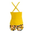 thumbnail image 4 of Womens Bathing Suits Tankini 2026 Trendy Modest Deep V Neck Crossover Top with Swim Shorts Two Piece Bathing Suits for Women, 4 of 5