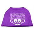 thumbnail image 1 of Up To No Good Screen Print Shirt Purple Sm (10), 1 of 1