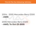 thumbnail image 2 of MAX Advanced Brakes - Front Brake Kit For 2004-2006 Mercedes-Benz E500| Carbon Ceramic Brake Pad and Rotor Kit| Daily Driving Geomet Coated Brake Rotors, 2 of 9