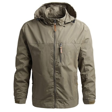 EGNMCR Vestes pour Hommes Veste Mince pour Homme Coupe-Vent de Sport Décontractée à Capuche