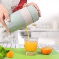 thumbnail image 4 of Hearth & Gear Manual Orange Juicer Hand Juicer Fruit Squeezer With Lid Easy To Use Kitchen Tool Keep It Fresh Bags Pulp Strainer Citric Juicer Manual Extractor Juice And Juicer Commercial Juicer Heavy, 4 of 7