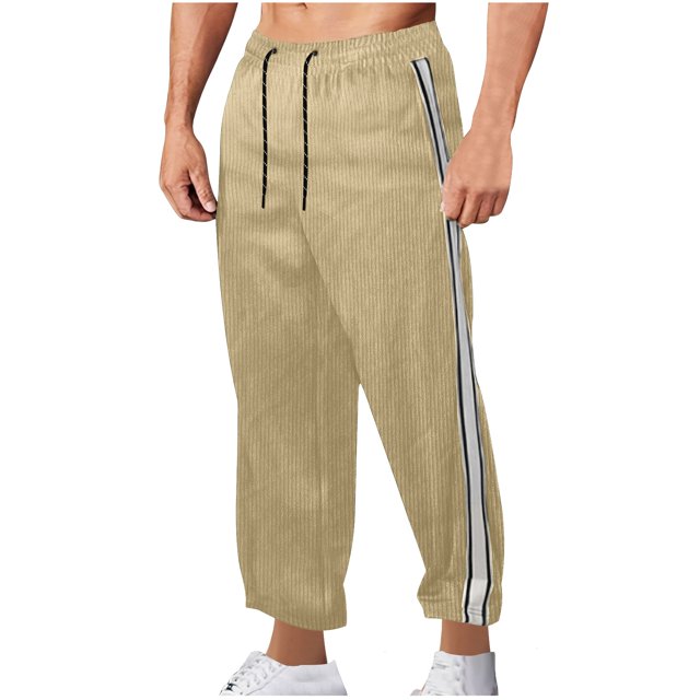 RKSTN Mens Pants Spring And Winter Fashion Casual Sports Popular Sweatpants And Pants Soft Comfortable Workout Pants