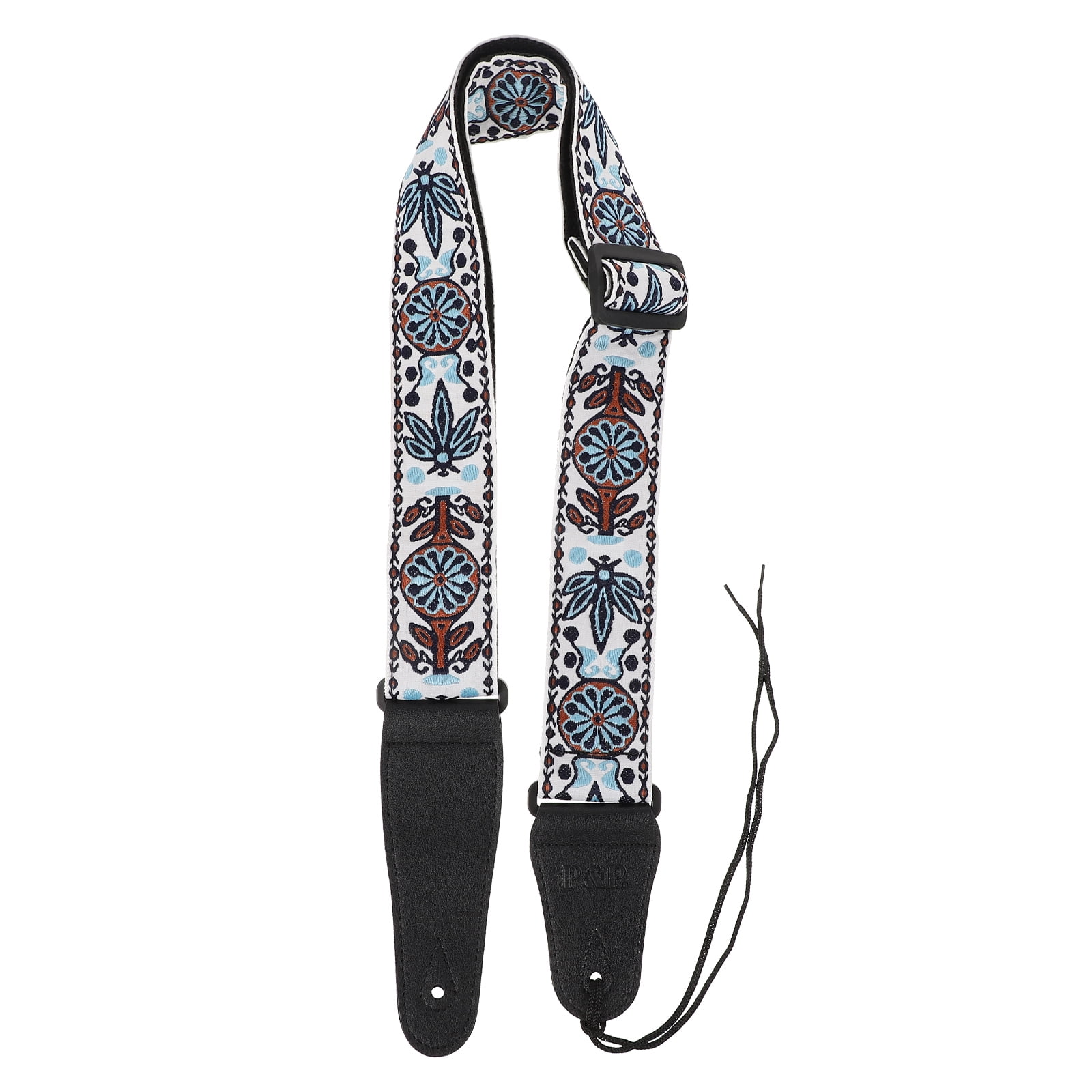 MasteelfCA 1Pc Exquisite Cotton Embroidery Guitar Strap Practical Guitar Belt Electric Guitar Strap