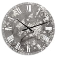 thumbnail image 1 of Designart 'White Cherry Blossoms I' Traditional wall clock, 1 of 4