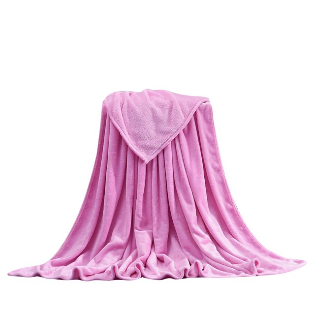 CEHVOM Super Soft Warm Solid Warm Micro Plush Fleece Blanket Throw Rug Sofa Bedding Clearance
