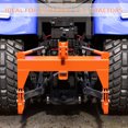 thumbnail image 2 of 3 Point Quick Hitch Adapter, Heavy Duty Q235 Steel Tractor Hitch with 2" Receiver, 3000 lbs Capacity, 2 of 6