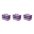 thumbnail image 2 of Redempat Sacs de Rangement pour Vernis à Ongles en Polyester pour un 3Set violet Robuste et Durable au Quotidien, 2 of 6