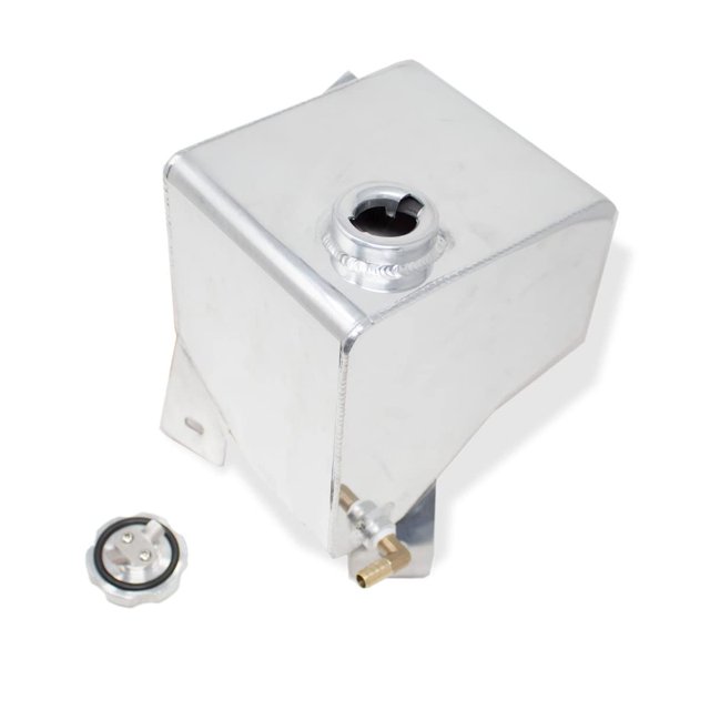 Rev9(AT-GM82-223_2) Aluminum Coolant Expansion Overflow Tank, Direct Replacement Compatible With Pontiac Firebird 82-92