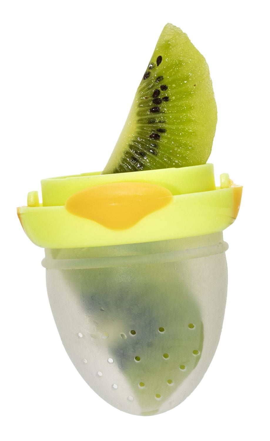 Melii Distributeur d'aliments frais et anneau de dentition Melii en silicone en forme de canard pour bébé - Age 6m+