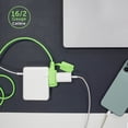 thumbnail image 4 of Globe Electric 9-ft Neon Green Fabric Extension Cord, 4 of 6
