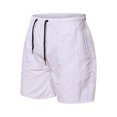 thumbnail image 4 of Plebaso Men's Quick Dry Shorts Drawstring Athletic Running Shorts Lightweight Summer Beach Sports Shorts, 4 of 4
