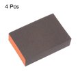 thumbnail image 3 of Unique Bargains 4pcs Sanding Sponge Blocks 2000-2500 Grits Block 100x70x25mm, Brown&Orange, 3 of 7