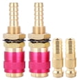 thumbnail image 1 of Connector Fitting, Quick Durable Water Cooled Adapter 2pcs  For Gas Adapter Quick Connector For MIG TIG Welder Torch, 1 of 8