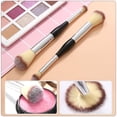 thumbnail image 4 of KAKOWELY 2 Pcs Brosses à Mélanger à Double Extrémité pour Femmes, Pinceaux à Poudre Libre, Outils Cosmétiques, 6.89"X0.79"X0.79 Pouces, 4 of 4