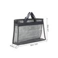 thumbnail image 2 of Unique Bargains Handbag Dust Bags, S Size PVC Dustproof Transparent Purse Protector, Gray, 2 of 5