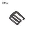 thumbnail image 3 of Unique Bargains 1.26' 32mm Webbing Release G Hook Buckle Adjusters for Backpack Strap, 8Pack Matte Black, 3 of 5
