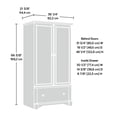 thumbnail image 2 of Sauder La Collection Palladia® Armoire*, Finition Select Cherry, 411843, 2 of 5