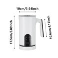 thumbnail image 3 of BotaniNest Milk Frother 4 In 1 Automatic Milk Steamer & Foamer 11.8oz/350ml Automatic Hot And Cold Foam Maker And Milk Warmer For Latte Cappuccino Matcha Hot Chocolate, 3 of 6