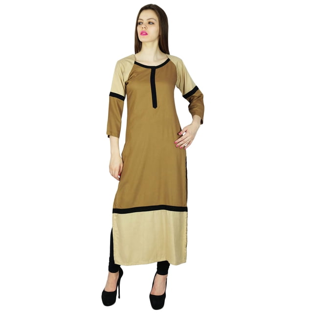 Phagun Kurti en Rayonne Designer Indien Bollywood Kurta Femme Tunique Décontractée