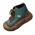 thumbnail image 4 of Espadrilles Montantes pour Femmes Chaussures de Sport Chaussures Décontractées pour Travail Randonnée Automne Vert 40, 4 of 9