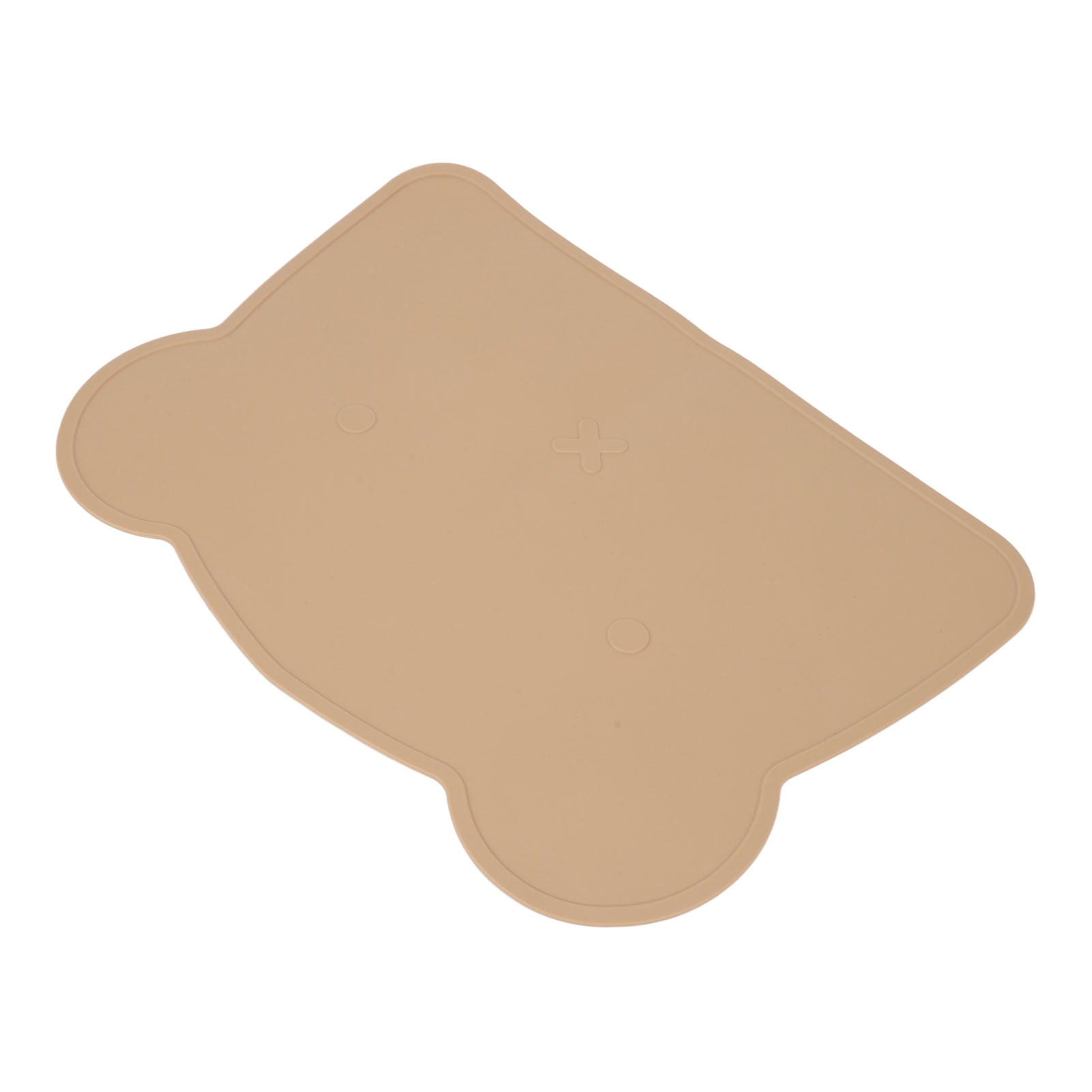 Silicone Placemats For Dining Table, Washable Easy Clean Plate Mat Bear Placemat For Baby Kids Children Dinner