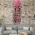 thumbnail image 5 of Simulated Rose Bouquets Simulated Flower Wall Hanging Baskets Decorative Landscaping Artificial Flowers Rattan Home Decor Flowers, 5 of 5