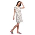 thumbnail image 4 of Moomaya Chemise de Nuit d'Allaitement à Patte de Boutonnage Imprimée pour Femmes, 4 of 5