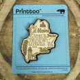 thumbnail image 1 of USA Maine State Map Wooden Magnet Souvenir Fridge Magnet Gift, 1 of 4