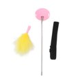 thumbnail image 3 of Cat Teaser Collar, Cat Feather Collar Self Excited  For Cat Pink, 3 of 8