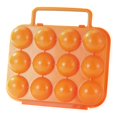 thumbnail image 1 of GROWTH TANK Porte-ufs de Camping Compact Boîte de Rangement 12 Compartiments pour Pique-Nique Randonnée RV Orange, 1 of 9
