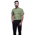 thumbnail image 1 of BESTMAN Chemise Décontractée pour Homme à Manches Courtes, Coupe Ajustée, en Coton, à Boutons, 1 of 5