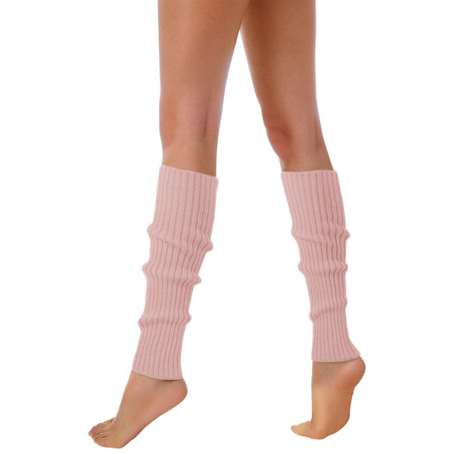 Kcodviy 80S 90S Leg Warmers Ruffle Socks for Women Neon Ribbed Thigh High Socks Plus Size Leg Socks Stylish Accessories Electric Socks Colorful Fluorescent Wool Knitted Mens Socks Sock Sleeves