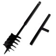 thumbnail image 2 of Ground Drill with Handle Auger Bit 180 mm Three Spirals Steel Black, 2 of 4