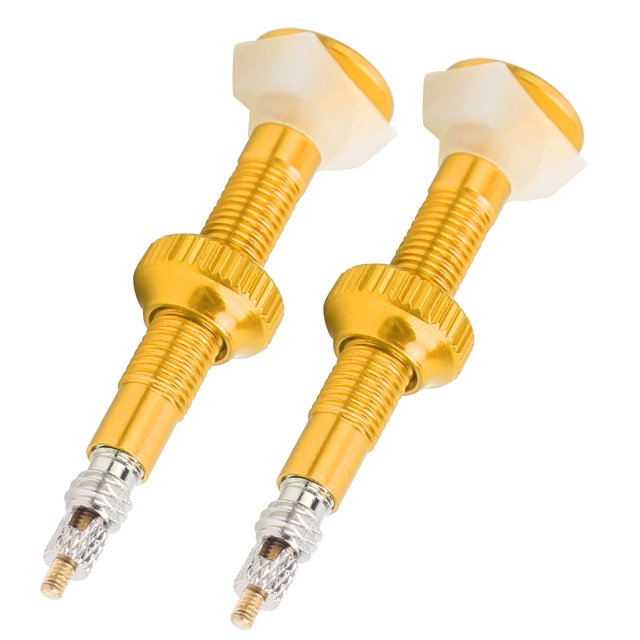 Bike Tubeless Valve, Easy To Carry Tubeless Valve Stem Lightweight Enlarged Base For Mountain Bike Red,Gold,Blue