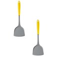 thumbnail image 1 of Oleegame 2PC Kitchen Utensils Set New Two Color All Pack Silicone Soup Spoon Colander Non Stick Pot Spatula Home Cooking Kitchenware Set, 1 of 4