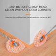 thumbnail image 5 of YATLTE Wall Mop, 360° Rotatable Adjustable Cleaning Mop, New Extendable Wall Cleaning Mop, Easy Cleaning Spin Mop Head Replacement for Wall, Ceiling, Window, 5 of 5