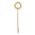 thumbnail image 2 of Diamond2Deal 14K Pendentif Initiale Lettre P en Or Jaune pour Femmes, 2 of 5