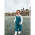 thumbnail image 3 of KIDSCOOL SPACE Baby Boy Girl Ripped Denim Cute Workwear,Fashionable Kids Jean Overalls, 9-12 Months, 3 of 8