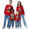 thumbnail image 1 of Disney Disney Mickey and Friends Family Matching Christmas Character Print Sweatshirt, 1 of 11