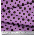 thumbnail image 2 of Soimoi Velvet Fabric Dots Dots Print Fabric by the Yard 58 Inch Wide, 2 of 3
