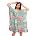 thumbnail image 1 of Moomaya Robe Courte de Caftan de Plage, Robe de Couverture Imprimée, Kaftan pour Femmes, Tenue de Plage, Couverture, 1 of 4