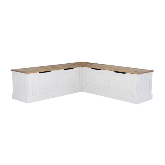 Thurman Backless Two-Tone Breakfast Nook