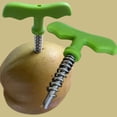 thumbnail image 1 of Fruit Divider Coconut Opener Tool for Efficient Fruit Preparation T Shaped Design with Durable Metal Construction Ideal for Kitchen Use and Quick Hole Creation, 1 of 4