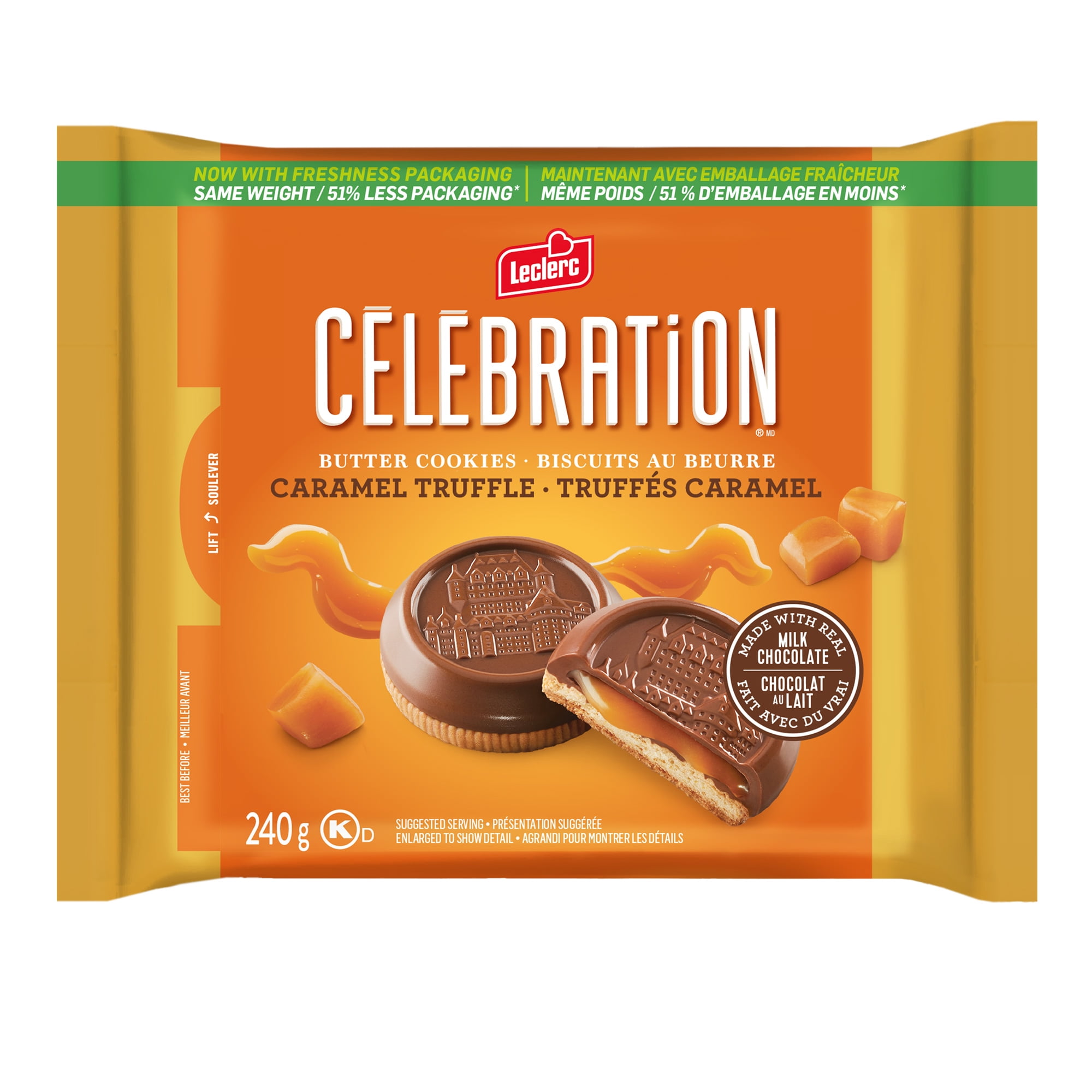 Celebration Caramel Milk Chocolate Coated