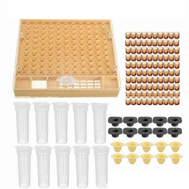 Homeholiday Beekeeping Cell Cups Kit Queen Rearing System Bee Complete Catcher Cage Apiculture Helper Beekeeper Tool