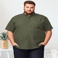 thumbnail image 1 of Chemise Flex Confort à Manches Courtes pour Homme à Coupe Classique et Grande Taille, 1 of 6