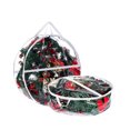 thumbnail image 3 of Birdeem Large Christmas Tree Storage Bag with Zippered Lid, Heavy-Duty Canvas Holiday Decoration Organizer for Wreath and Gift Wrap, Foldable for Compact Storage, 24"/30", 3 of 7