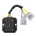 thumbnail image 2 of Yctze Aluminum Motorcycle Rectifier ,Black Voltage Rectifier Regulator For BN251 TNT25, 2 of 8