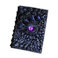 thumbnail image 2 of veasfak 3D Embossed Journal Artistic Retro Diary Dragon Sculpture Journal Violet, 2 of 9